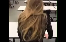 Loira safada transando depois da aula